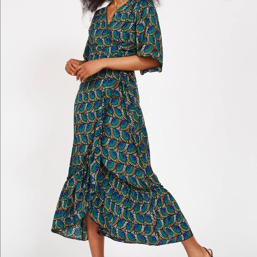 Silk & Salt Wrap Dress